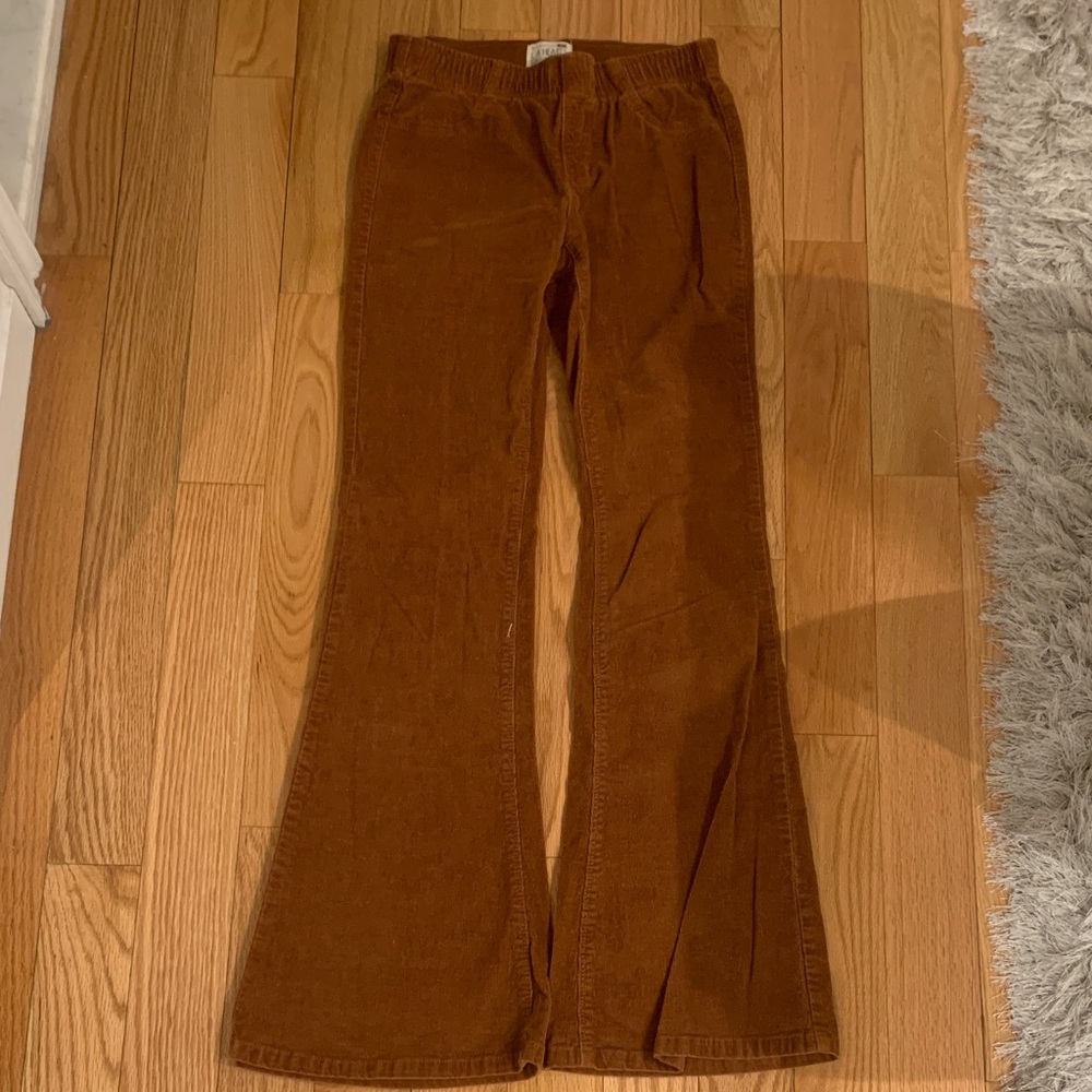 La Hearts Brown Flare Pants